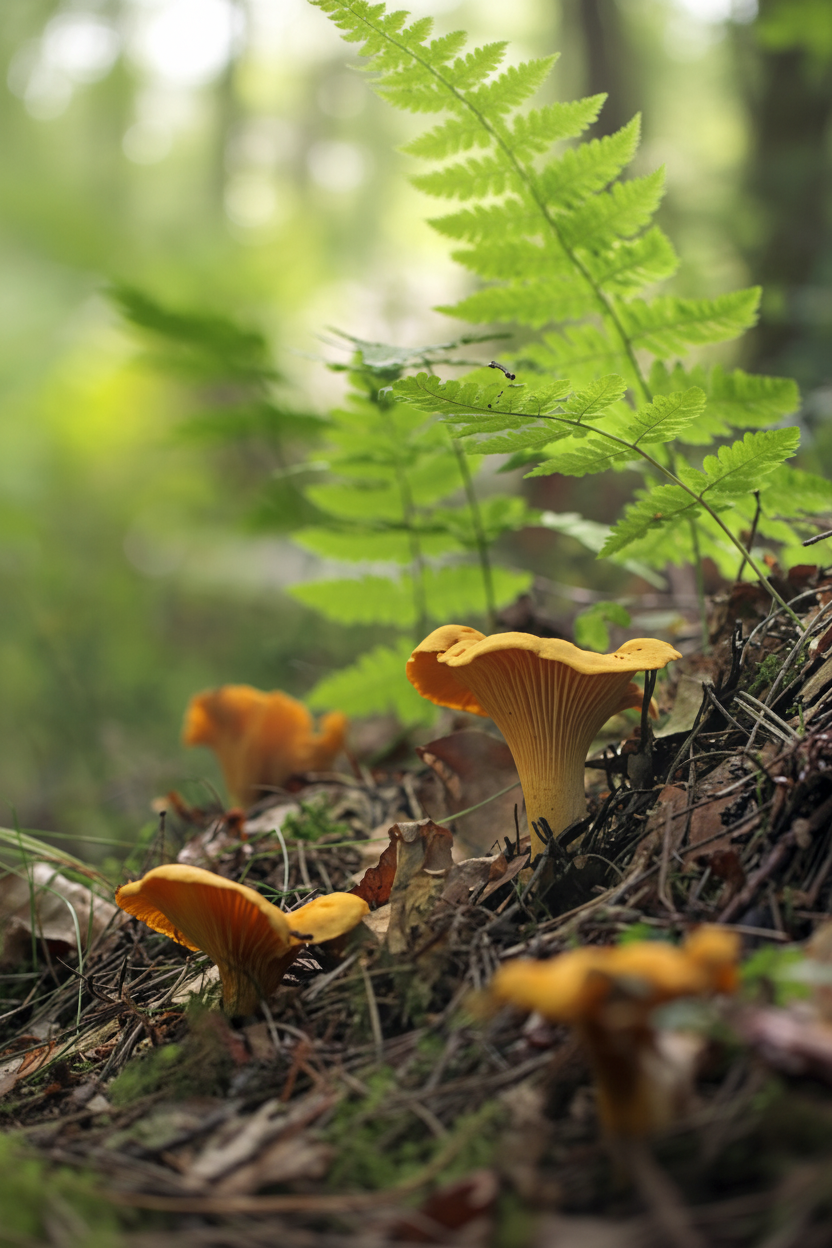 Vildmark chanterelles